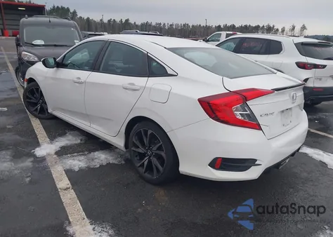 2019 Honda Civic Sport from USA, damaged, VIN 2HGFC2F83KH571511